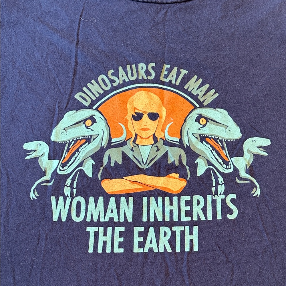 Hanes blue Graphic Women's Tee